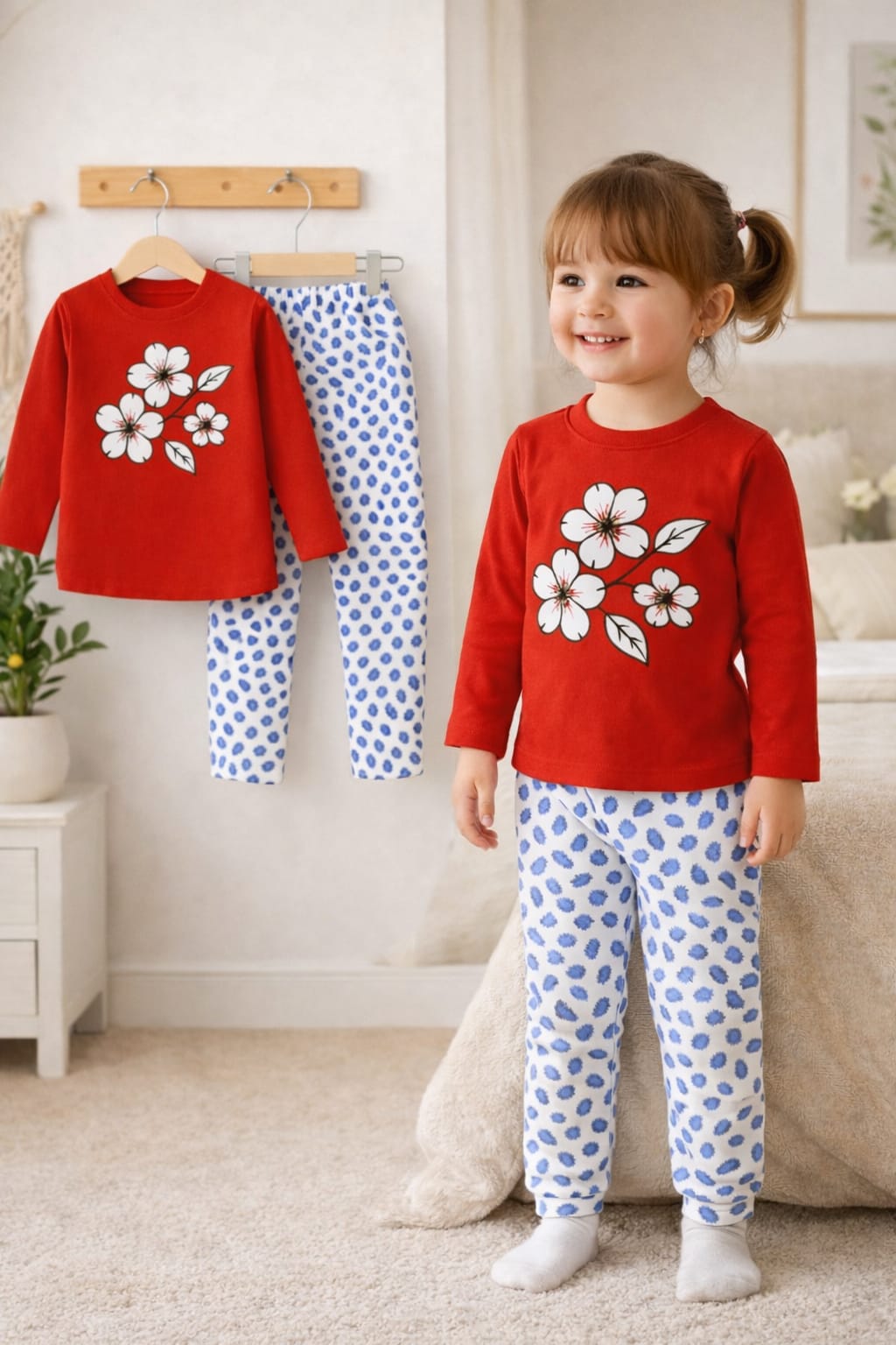 Girls t-shirts & plaju set