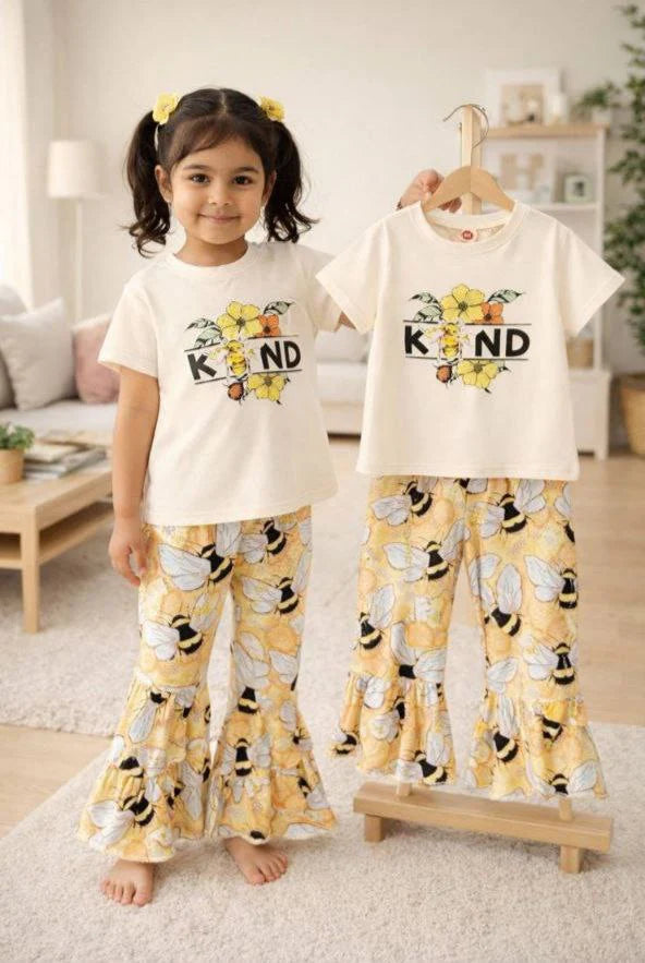 Girls t-shirts & plaju set