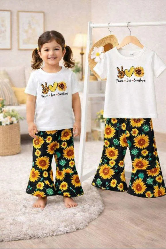 Girls t-shirts & plaju set