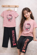 Girls t-shirts & plaju set