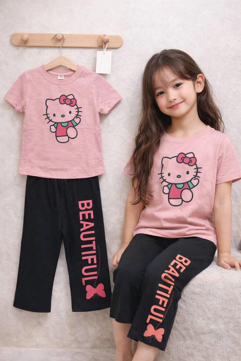 Girls t-shirts & plaju set